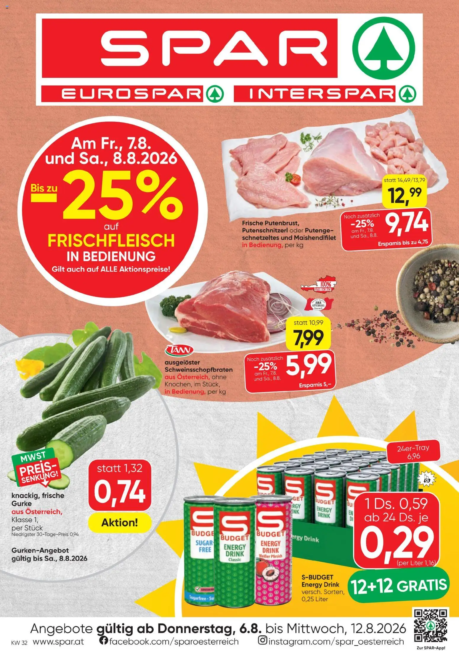 Vorschau der Angebote: Spar Spar - Flugblatt gültig ab 06.08.2026