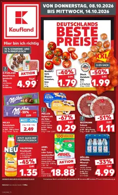 Vorschau von dem Prospekt des Geschäftes Kaufland, gültig ab dem 08.10.2026