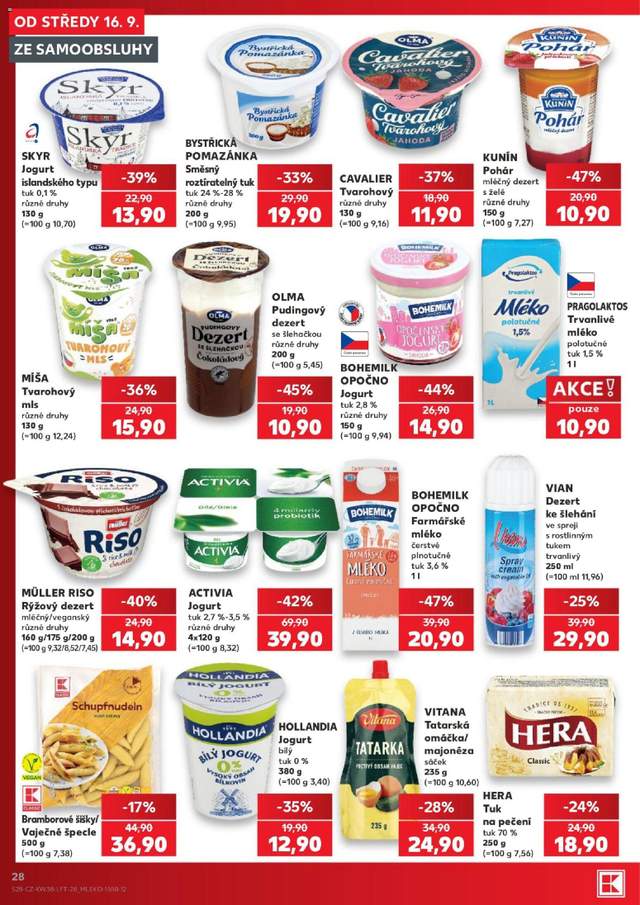 Nový Kaufland leták od 16.09.