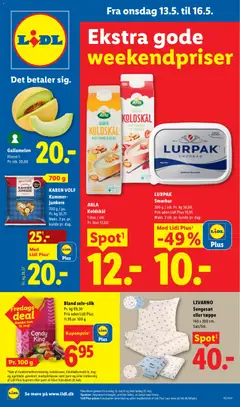Eksempel på tilbudsavis Lidl - Weekend avis fra butik Lidl gyldig fra 13/05/2026
