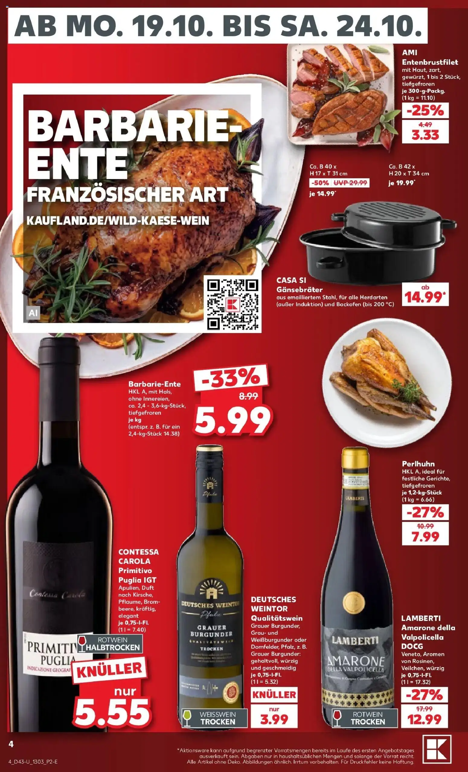 Vorschau von dem Prospekt des Geschäftes Kaufland, gültig ab dem 19.10.2026