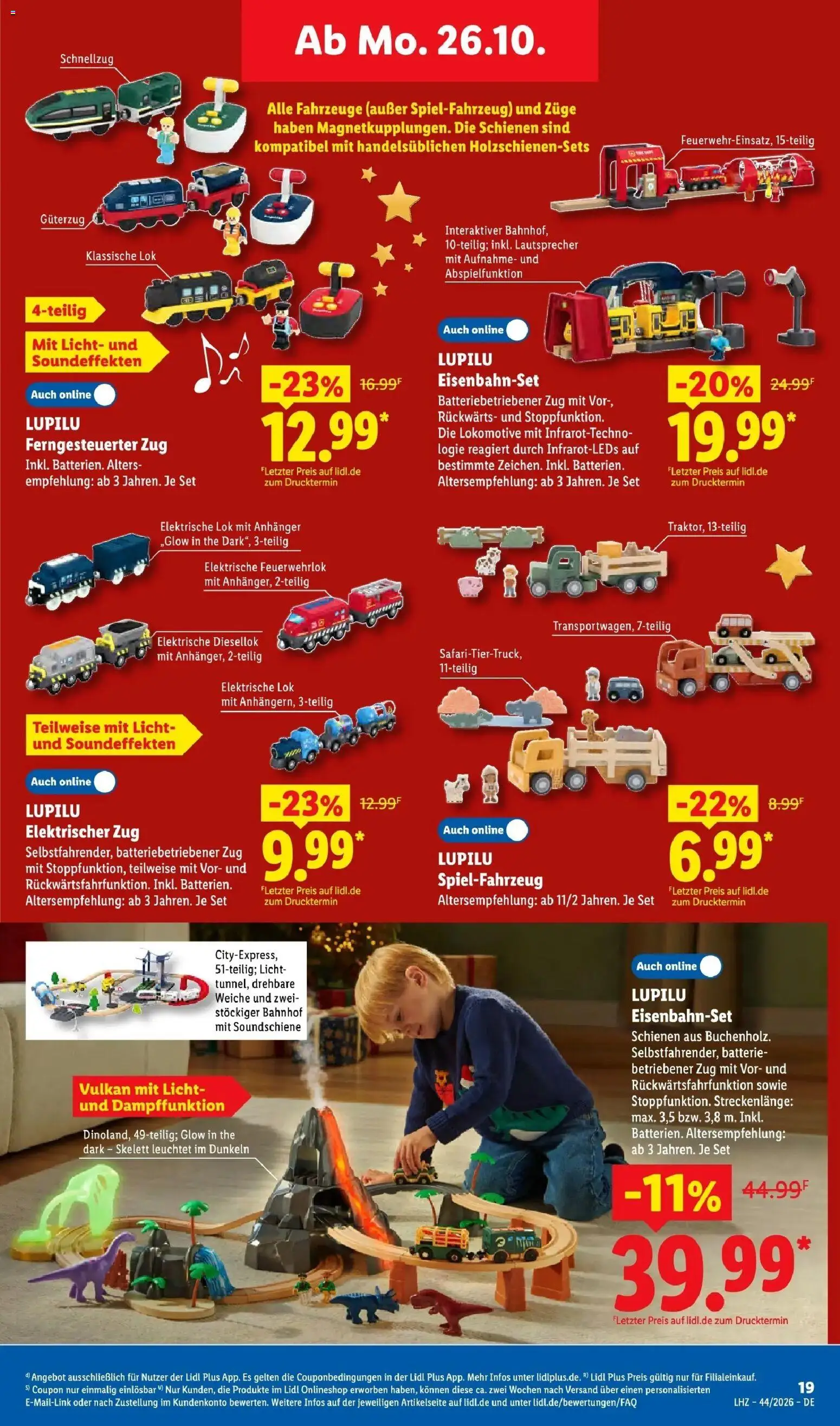 Vorschau von dem Prospekt des Geschäftes Lidl, gültig ab dem 26.10.2026 - Batterie, Lautsprecher