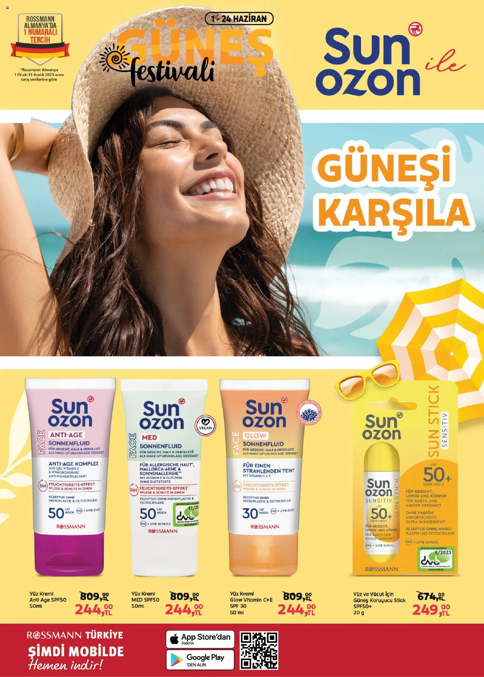 Rossmann Rossmann İndirim 01.06.2026 - Broşürünün önizlemesi
