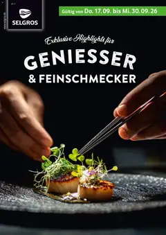 Vorschau von dem Prospekt des Geschäftes Selgros, gültig ab dem 17.09.2026