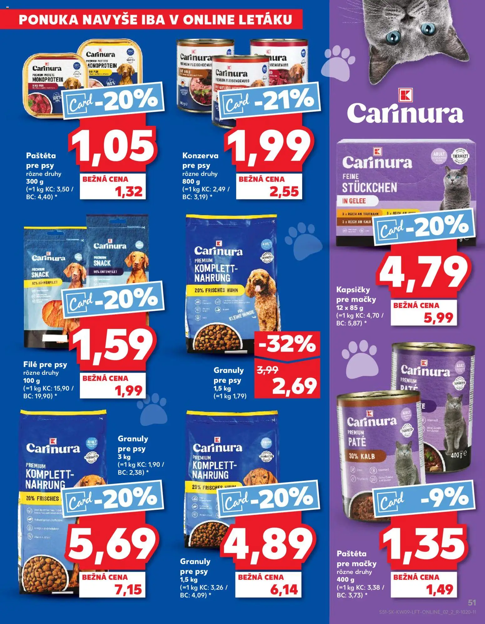 Náhľad Kaufland letáku platného od 26.02.2026 - Kapsičky pre mačky, Paštéta, Filé, Kapsičky