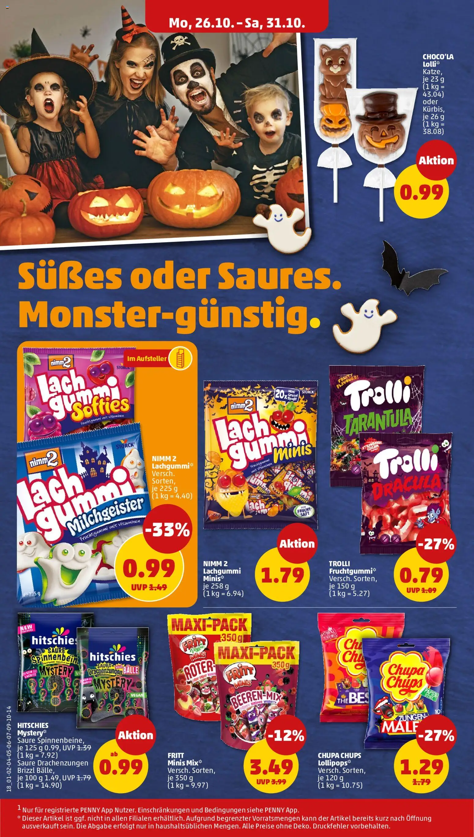 Vorschau von dem Prospekt des Geschäftes Penny, gültig ab dem 26.10.2026