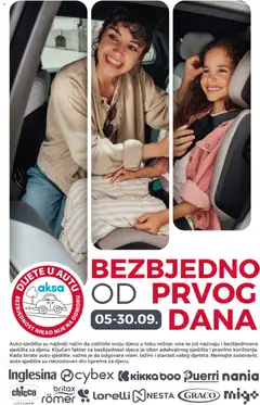 Pregled letka AKSA Bezbjedno od prvog dana trgovine AKSA vrijedi od 05.09.2026