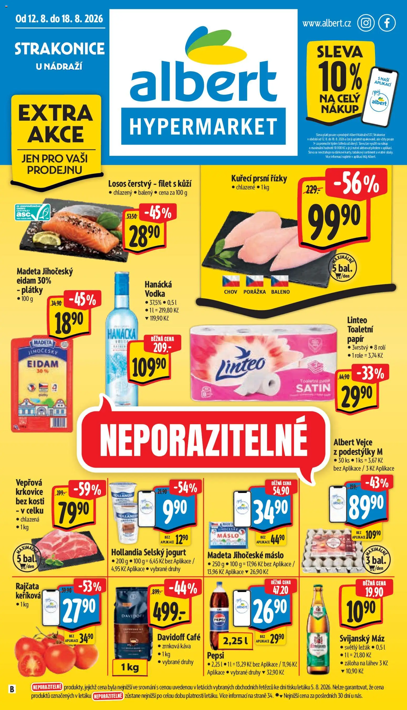 Náhled nabídky: Albert Albert leták - Hypermarket - Strakonice platný od 12.08.2026
