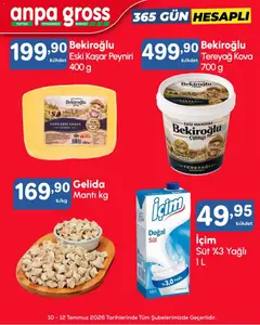 Anpa Gross Anpa Gross - Hafta sonu fırsatları 10.07.2026 - Broşürünün önizlemesi