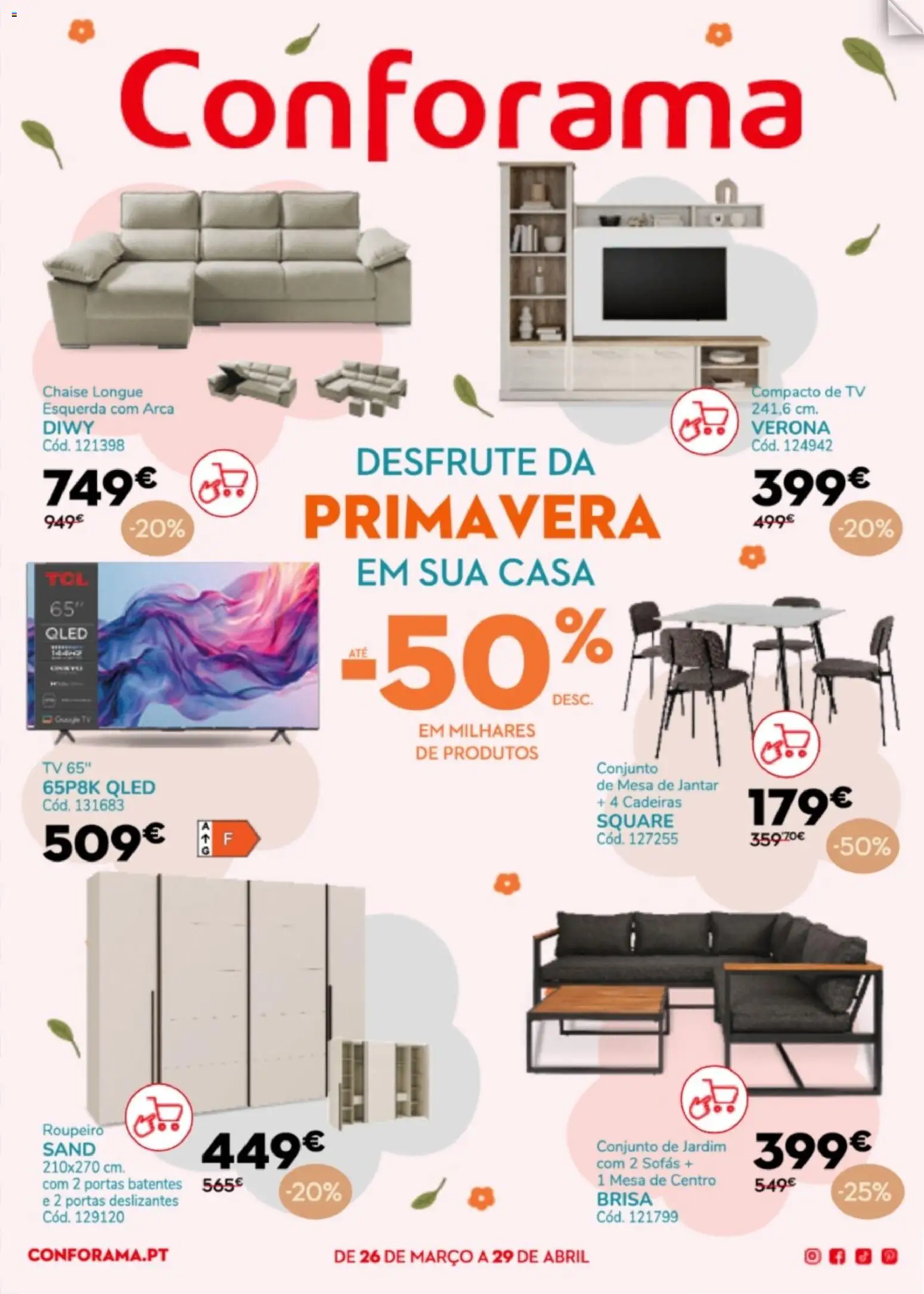 Pré-visualização do folheto da loja Conforama válida a partir de 26/03/2026