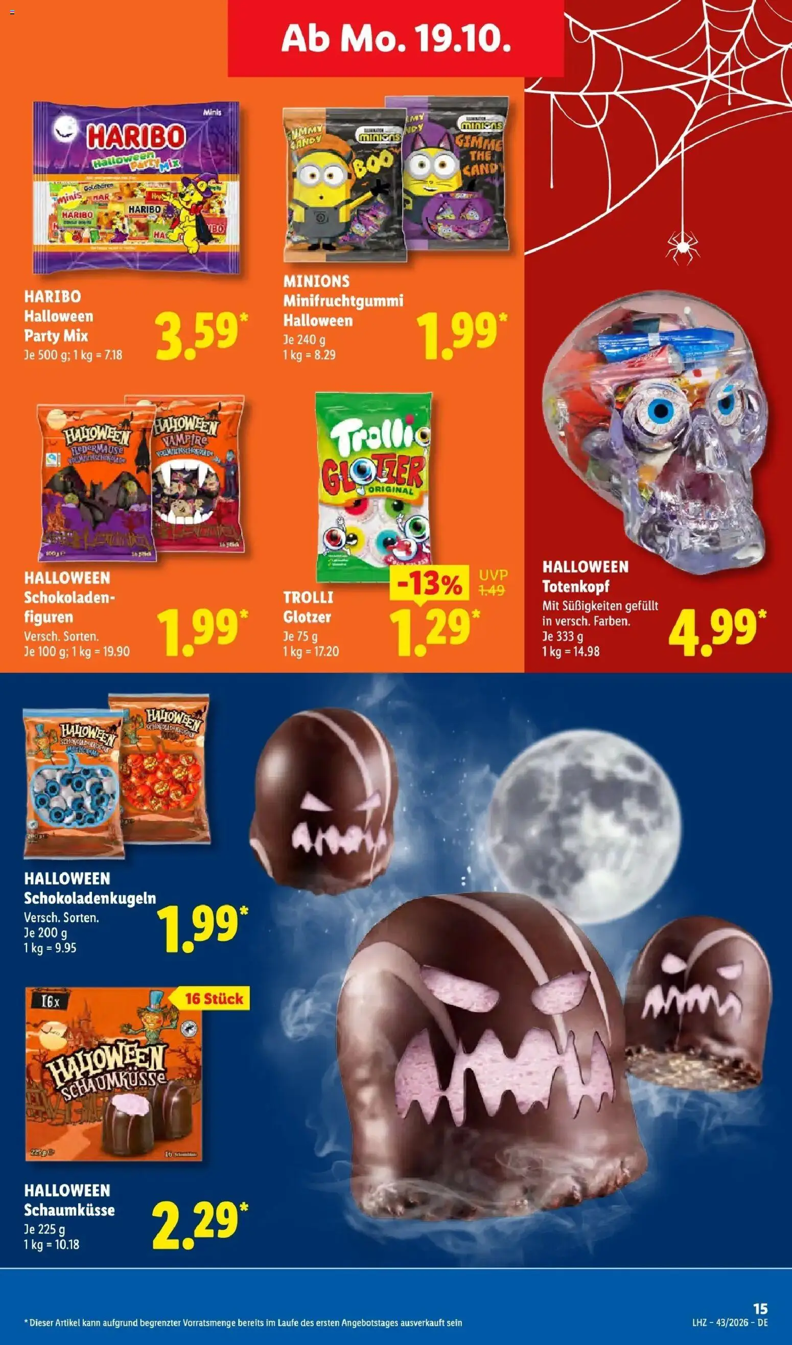 Vorschau von dem Prospekt des Geschäftes Lidl, gültig ab dem 19.10.2026