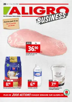 Vorschau des Merkblatts Aligro aktionen Business Chavannes, Matran, Genève, Sion vom Shop Aligro gültig von 11.05.2026 bis 16.05.2026