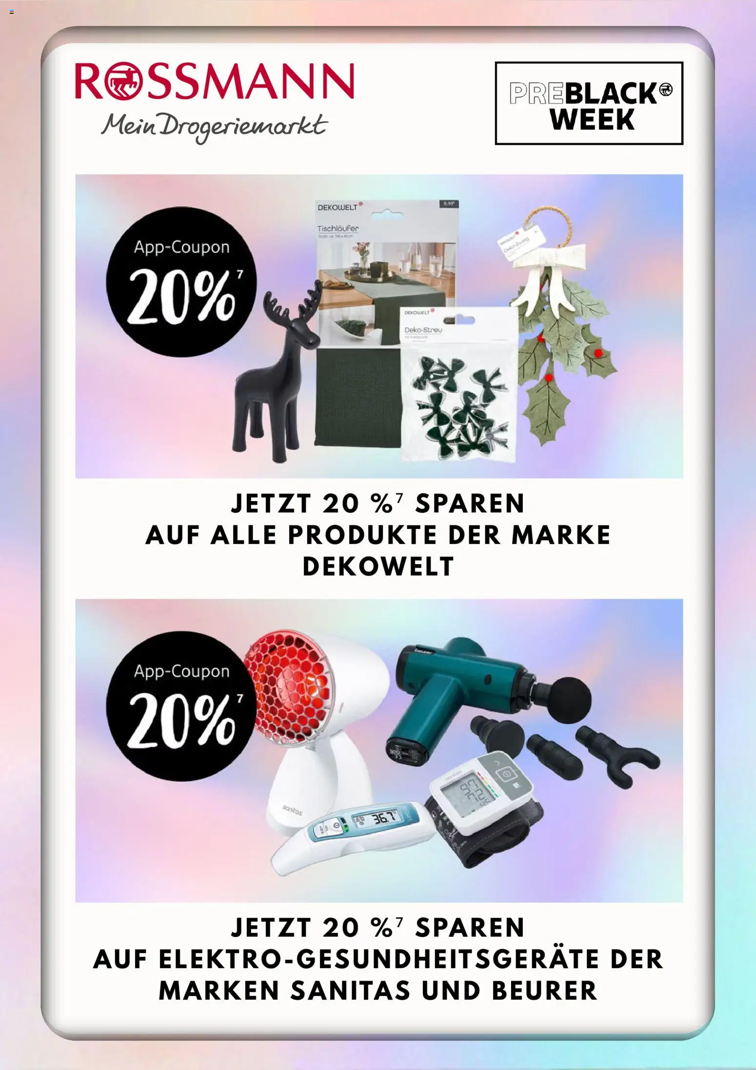Vorschau von dem Prospekt des Geschäftes Rossmann, gültig ab dem 26.10.2026 - Tür