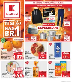 Kaufland HR - Kaufland HR akciós újság megtekintése, amely érvényes 2026.09.30.-től