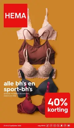 Voorbeeld van Hema folder van winkel Hema geldig vanaf 21-09-2026