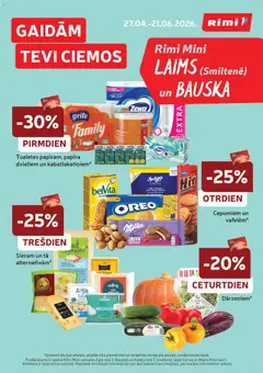 Skatīt Rimi akciju bukletu, derīgs no 27.04.2026.