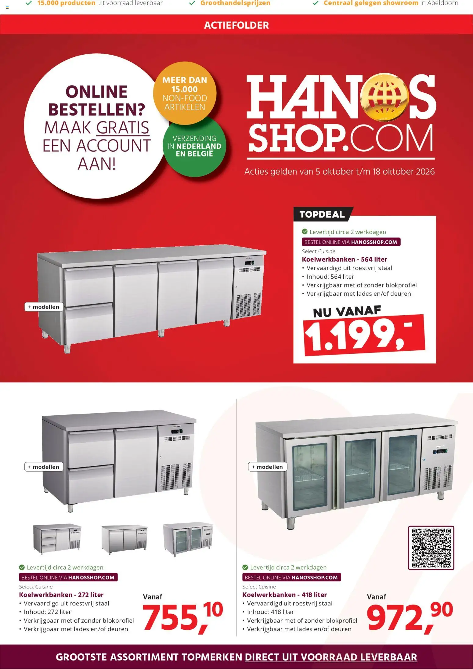 Voorbeeld van Hanos folder - Shop folder van winkel Hanos geldig vanaf 05-10-2026 - Deuren