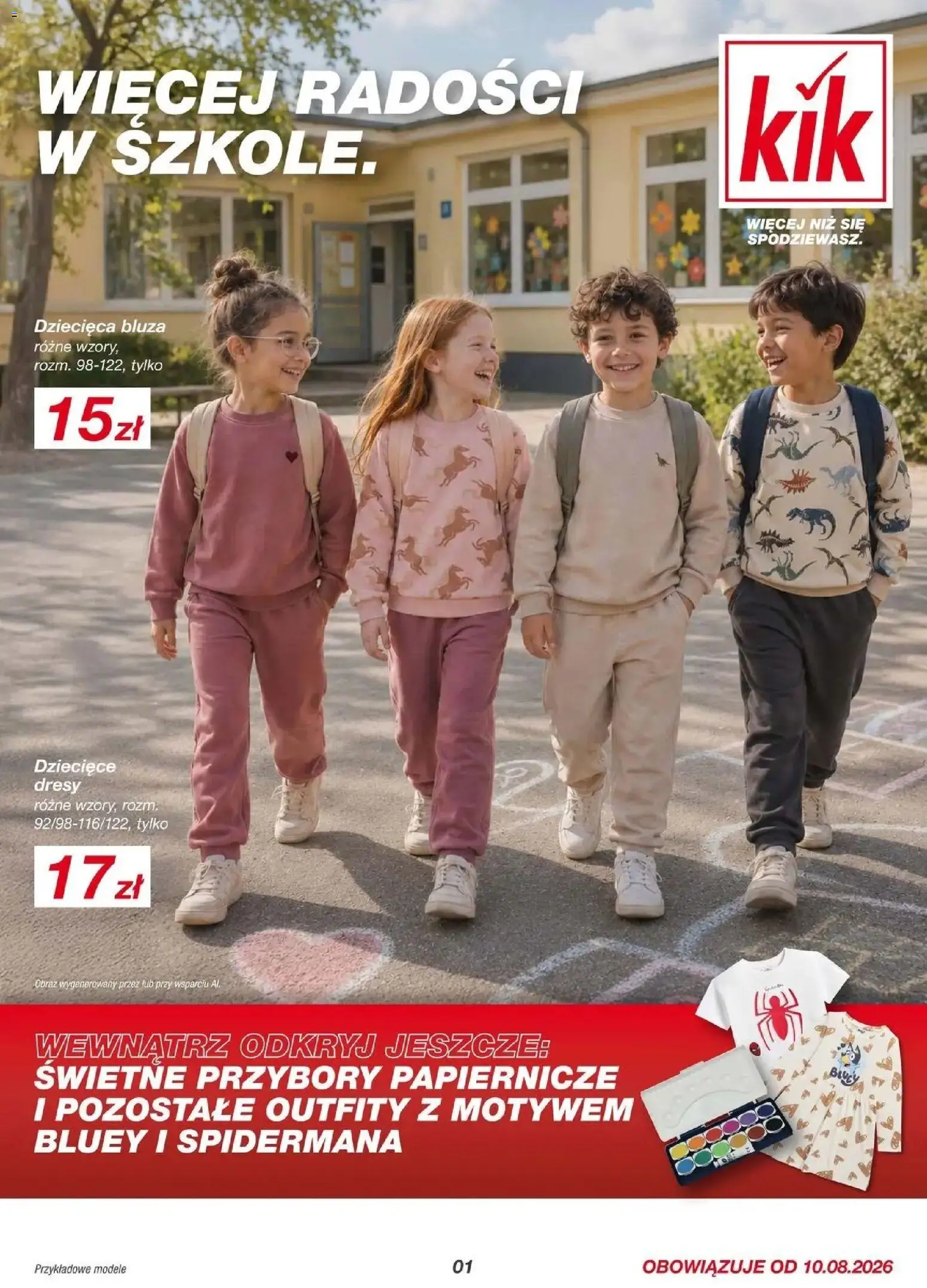 Pogląd gazetki "Kik gazetka" ze sklepu Pepco ważnej od 10.08.2026