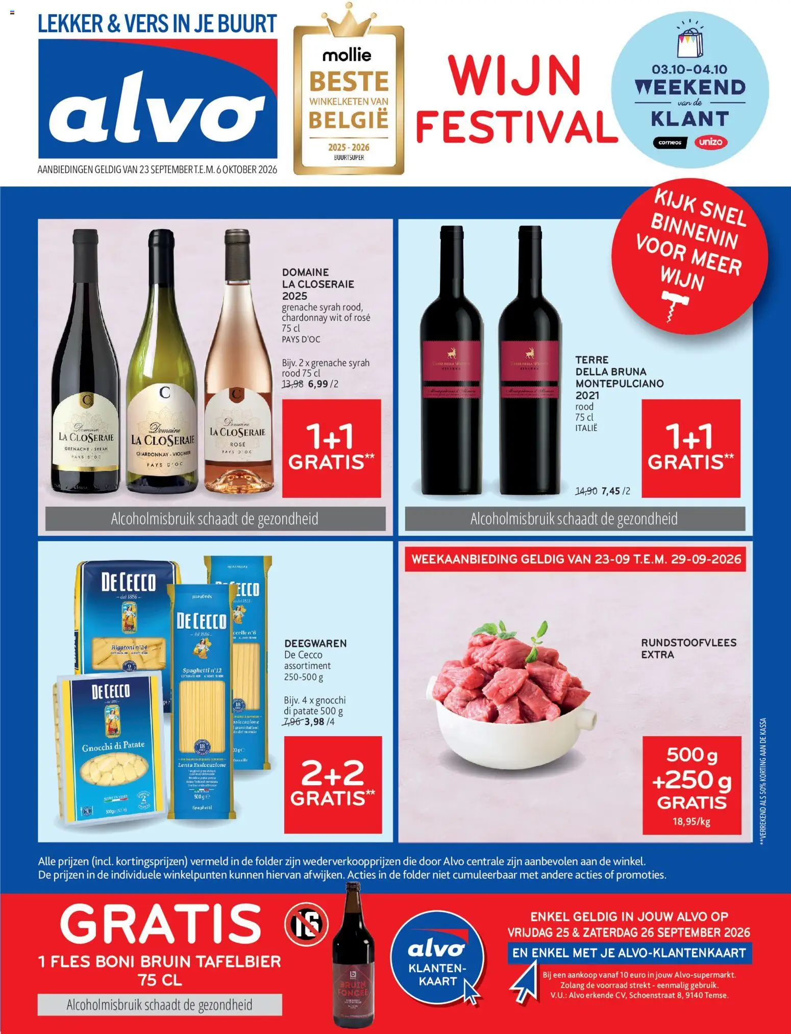 Voorbeeld van Alvo Folder van winkel Alvo geldig vanaf 23/09/2026