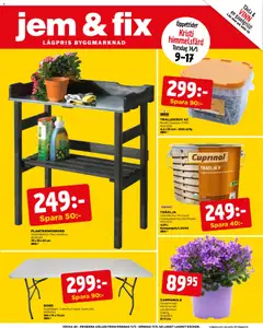 Förhandsgranska reklamblad Jem & Fix erbjudanden från butik Jem & Fix gäller från 11/05/2026