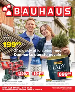 Eksempel på tilbudsavis Bauhaus - Tilbudsavis uge 38 fra butik Bauhaus gyldig fra 18/09/2026