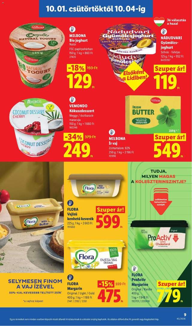 Új Lidl akciós újság 10.01.
