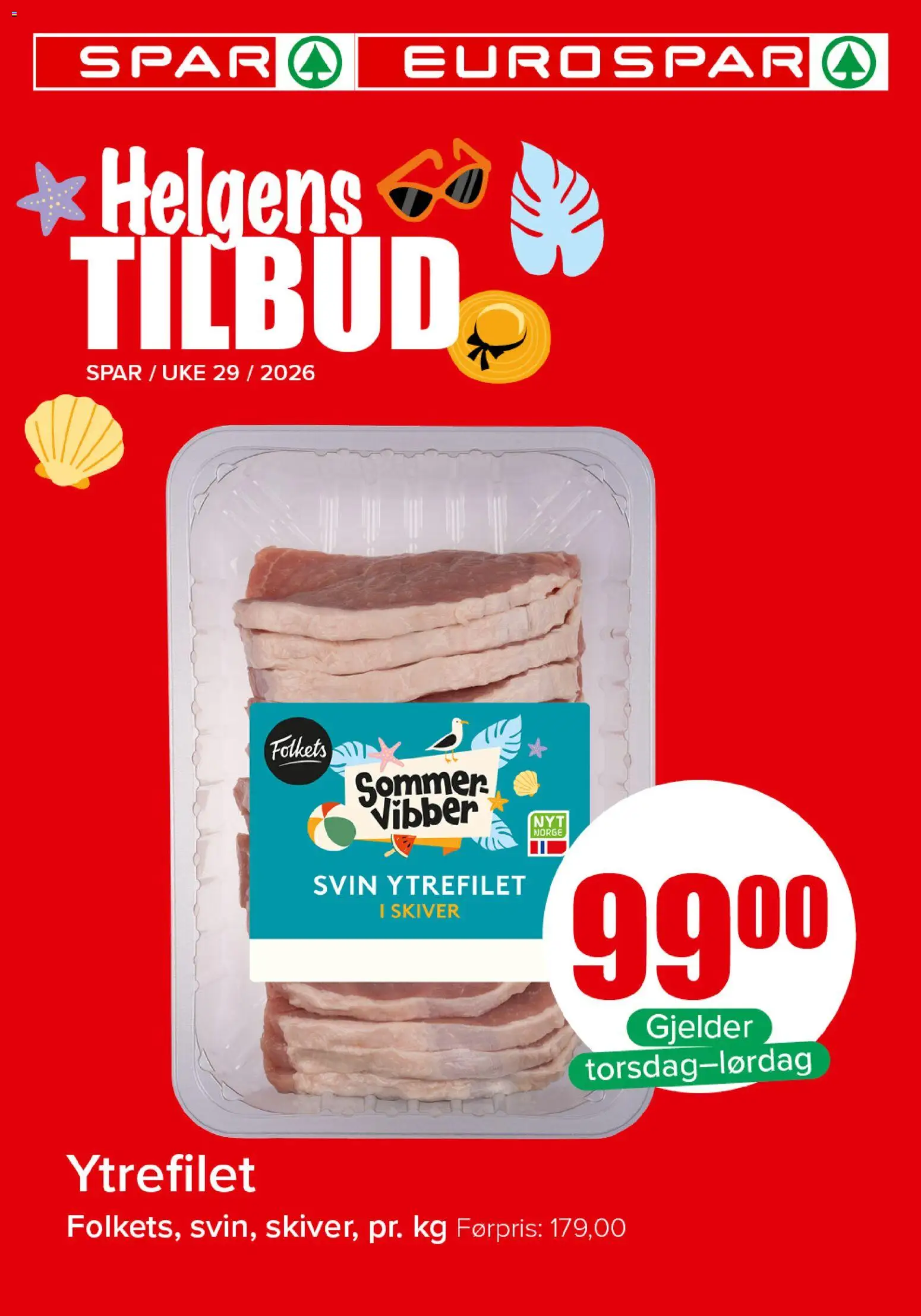 Forhåndsvis Spar Helgens Tilbud fra butikk Spar gyldig fra 16/07/2026