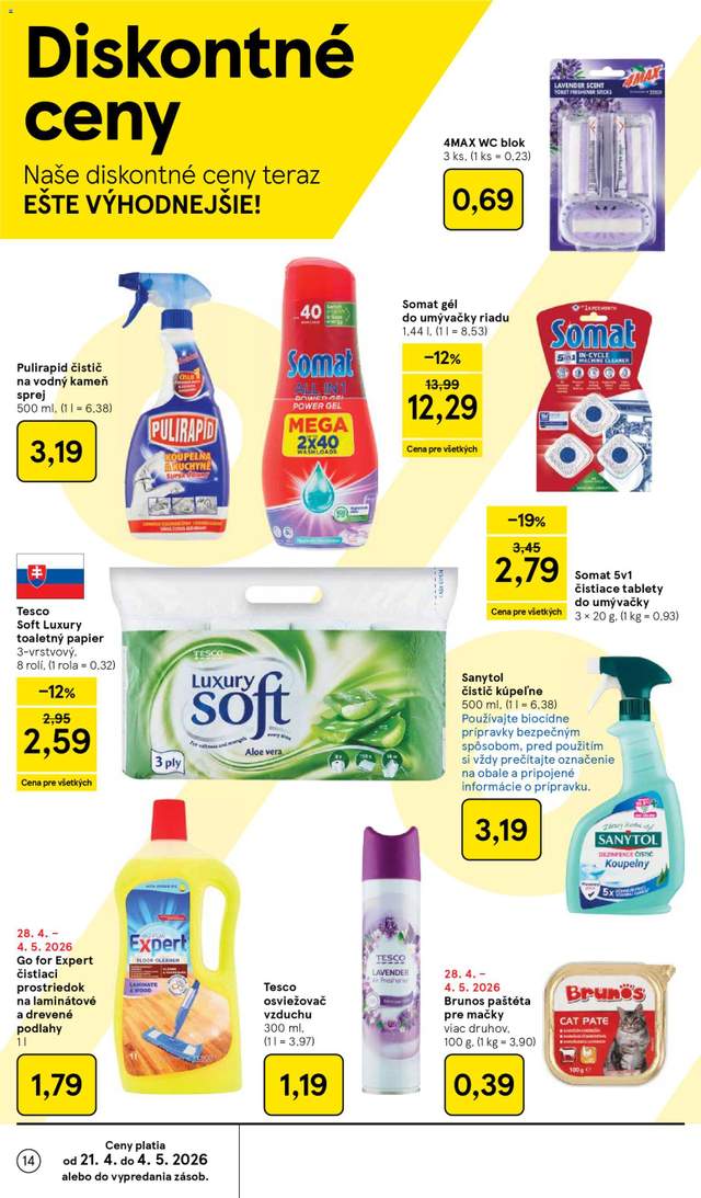 Nový Tesco leták od 29.04.