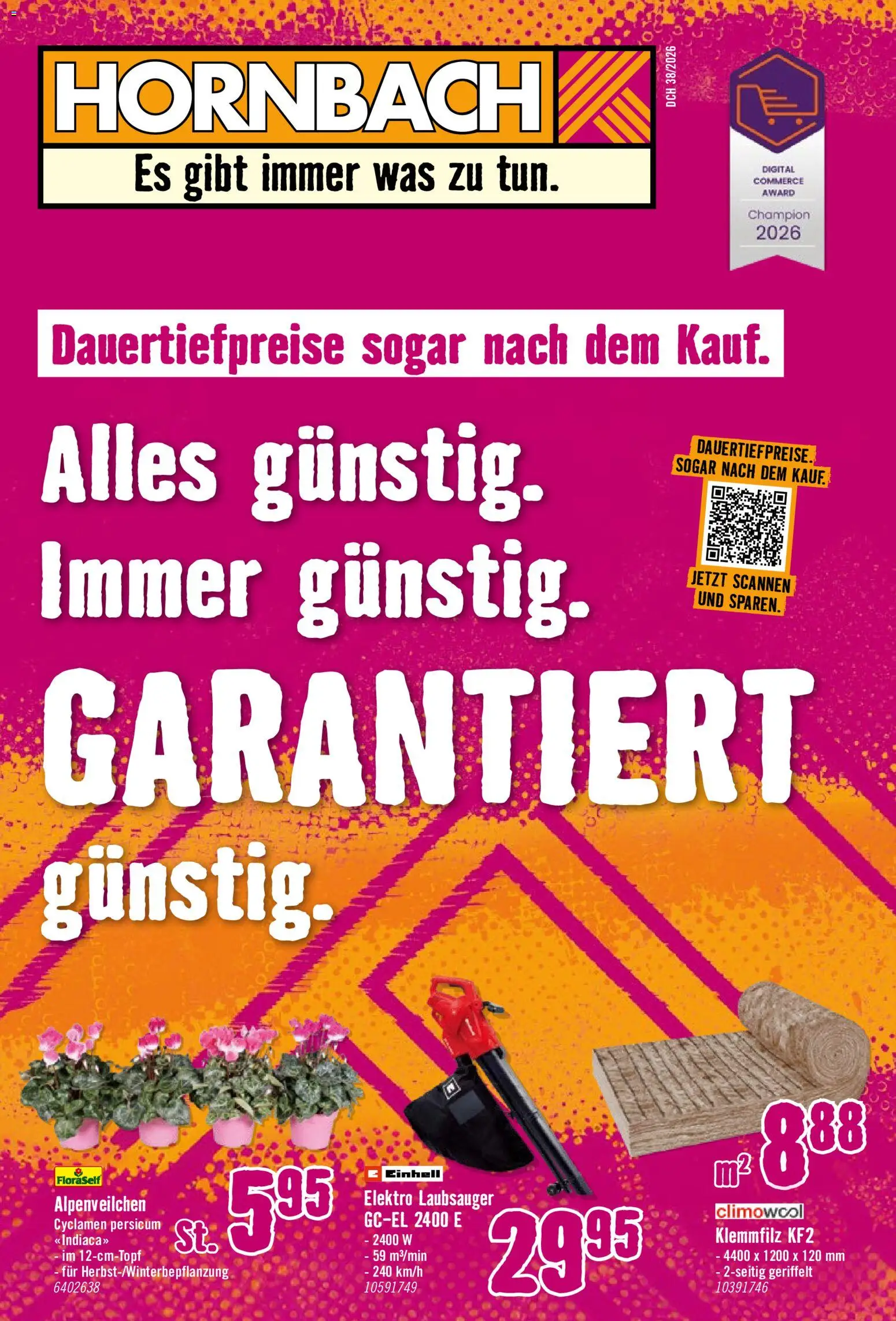 Vorschau des Merkblatts Hornbach aktionen vom Shop Hornbach gültig von 15.09.2026 bis 