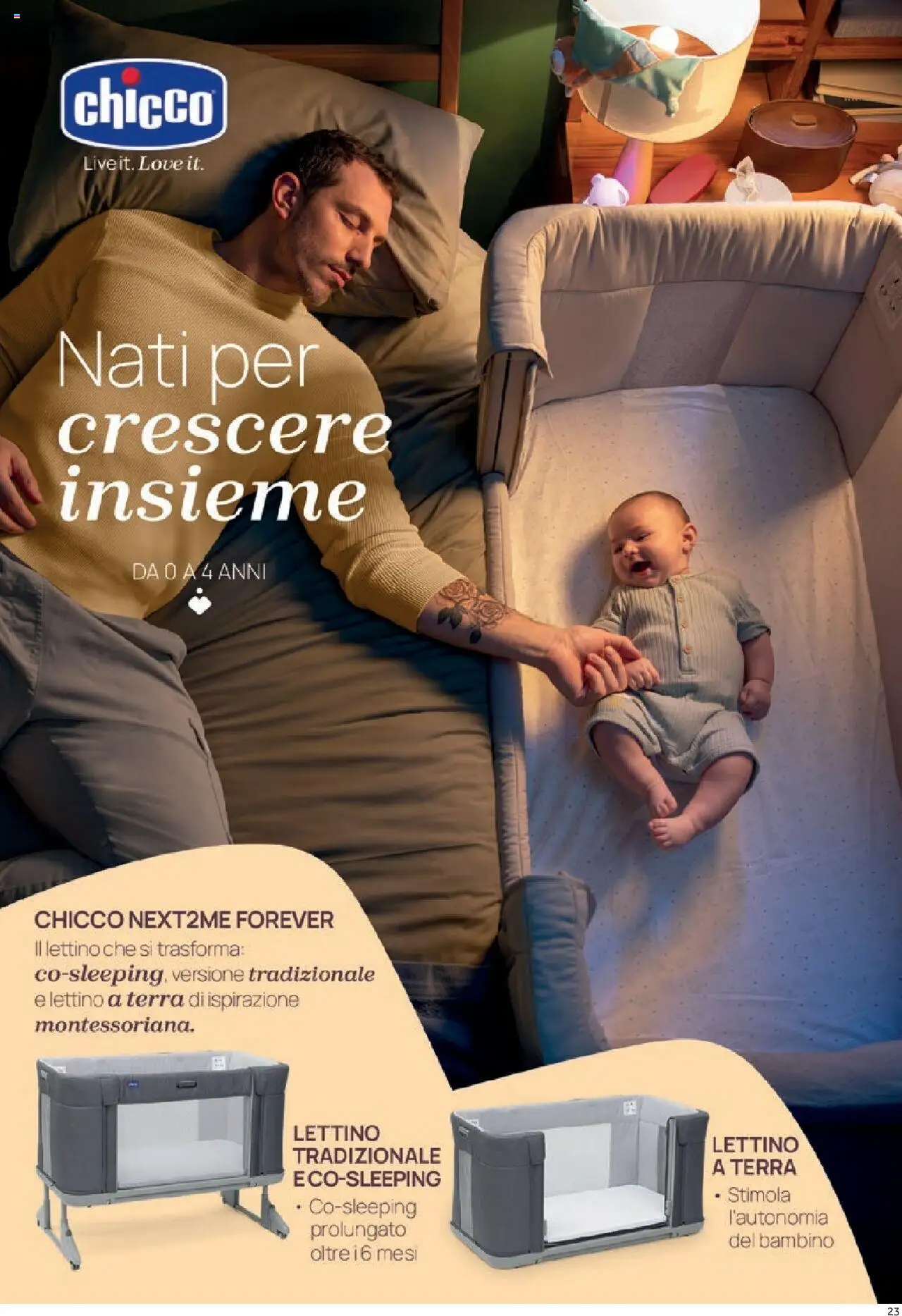 Anteprima dell'opuscolo Catalogo Camarette e Lettini dal negozio Prenatal valido da 01/01/2025 - Terra, Lettino