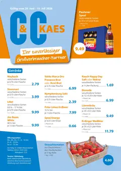Vorschau von dem Prospekt des Geschäftes C&C, gültig ab dem 29.06.2026