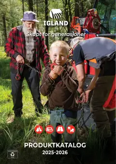 Forhåndsvis Felleskjøpet Igland produktkatalog 2025-2026 fra butikk Felleskjøpet gyldig fra 01/01/2025