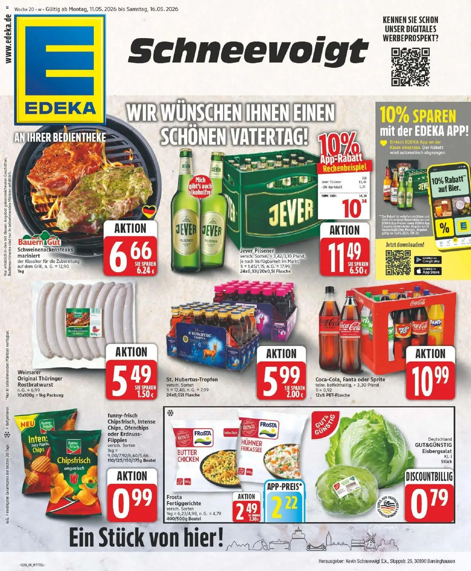 Vorschau von dem Prospekt des Geschäftes Edeka, gültig ab dem 11.05.2026