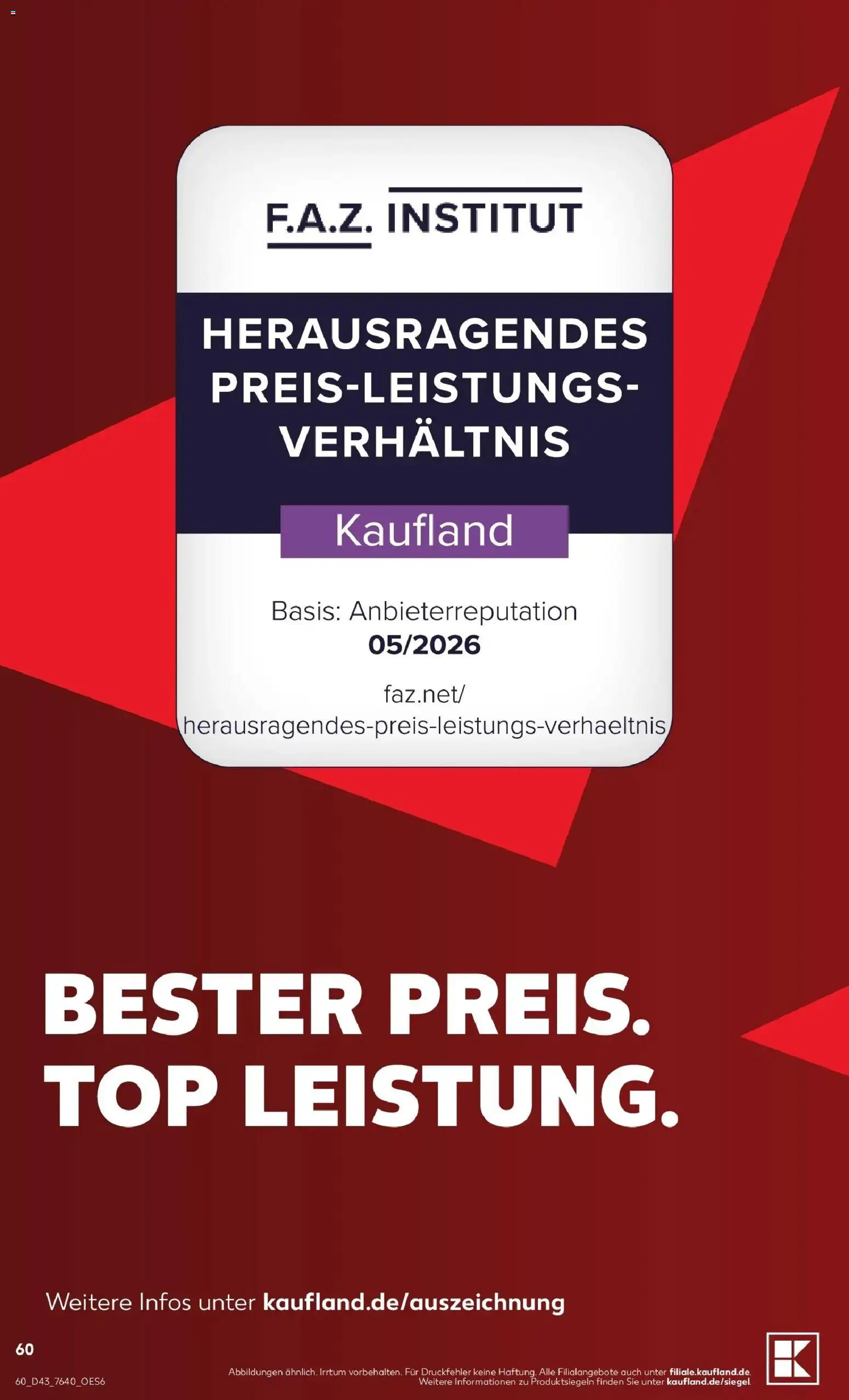 Vorschau von dem Prospekt des Geschäftes Kaufland, gültig ab dem 19.10.2026