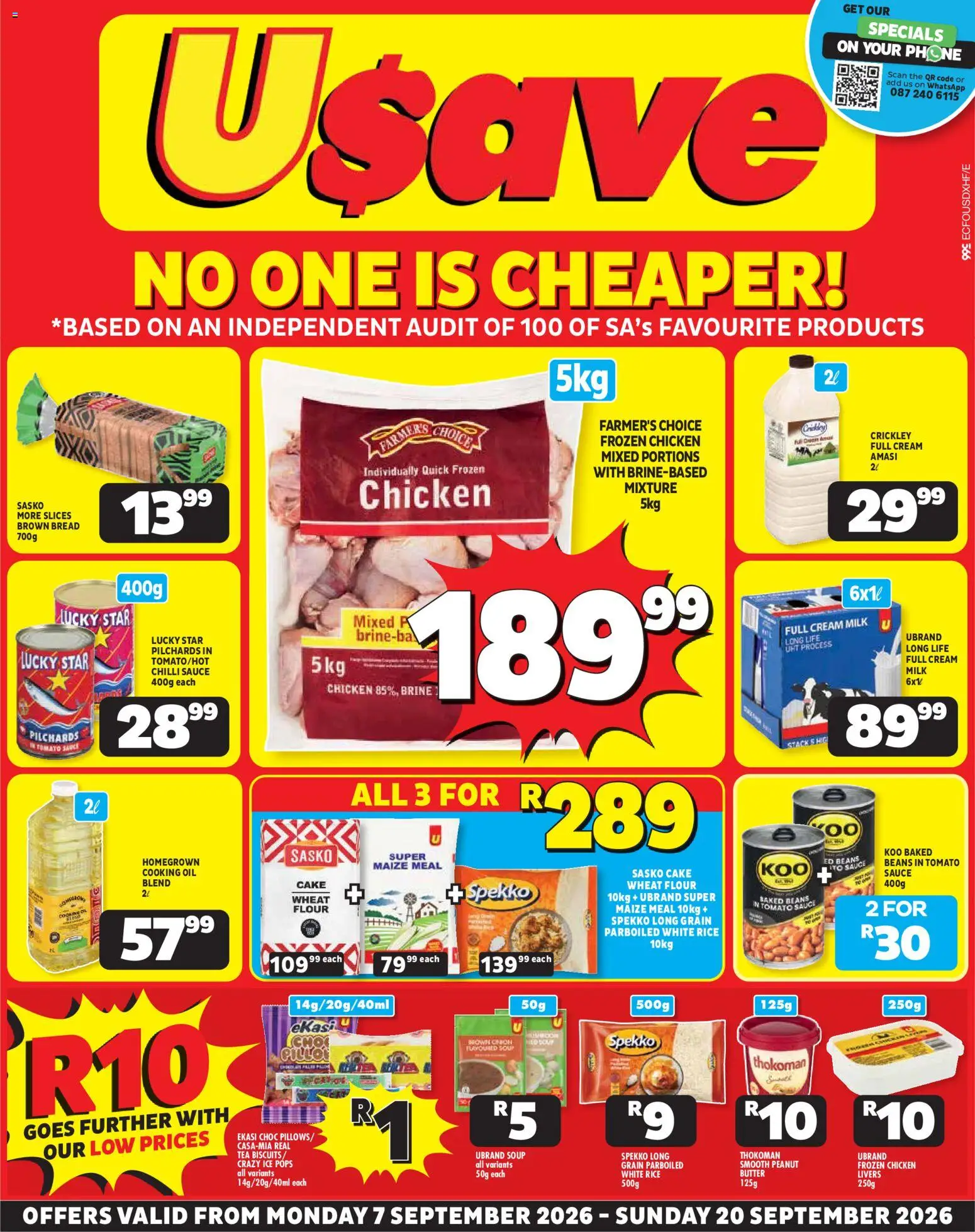 Preview of Usave flyer valid from 07/09/2026