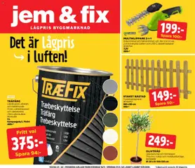Förhandsgranska reklamblad Jem & Fix erbjudanden från butik Jem & Fix gäller från 18/05/2026