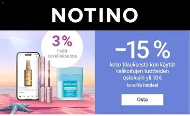 Kaupan Tarjoukset Notino esikatselu, voimassa 20/07/2026