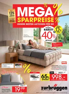 Vorschau von dem Prospekt des Geschäftes Zurbrüggen, gültig ab dem 08.06.2026