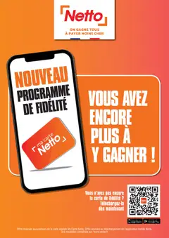 Prévisualisation de Netto - Flyer programme de fidélité du magasin Netto formulaire valide 05/05/2026