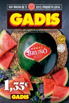 Vista previa del folleto de la tienda Gadis válido desde el 30/07/2026 