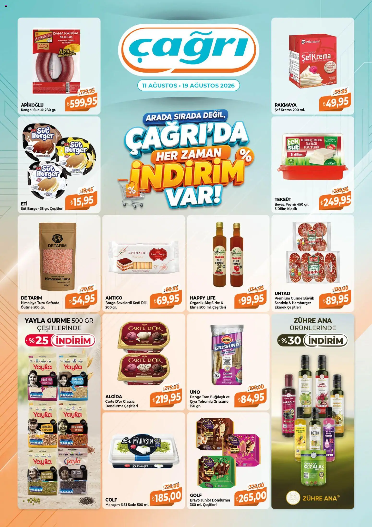 Çağrı Market Çağrı Market Katalog 11.08.2026 - Broşürünün önizlemesi