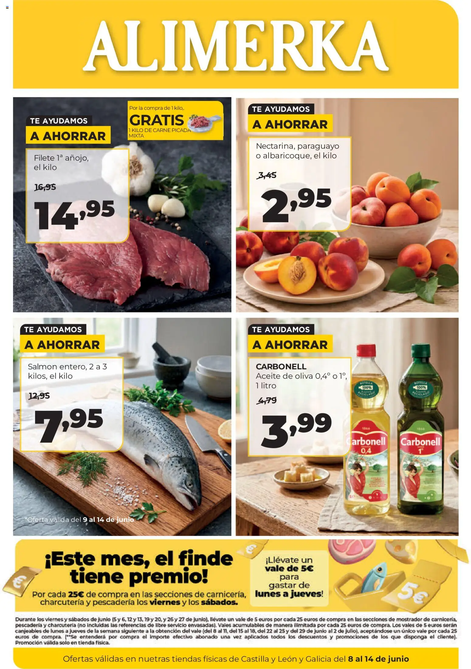 Vista previa del folleto de la tienda Alimerka válido desde el 08/06/2026 