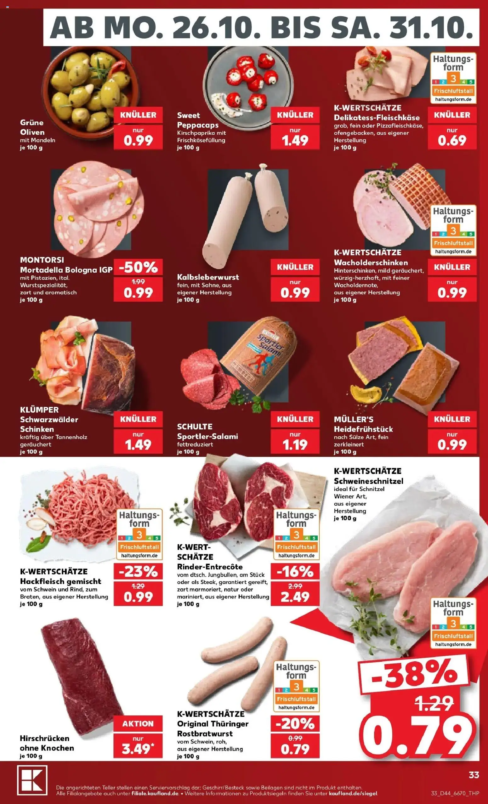 Vorschau von dem Prospekt des Geschäftes Kaufland, gültig ab dem 26.10.2026