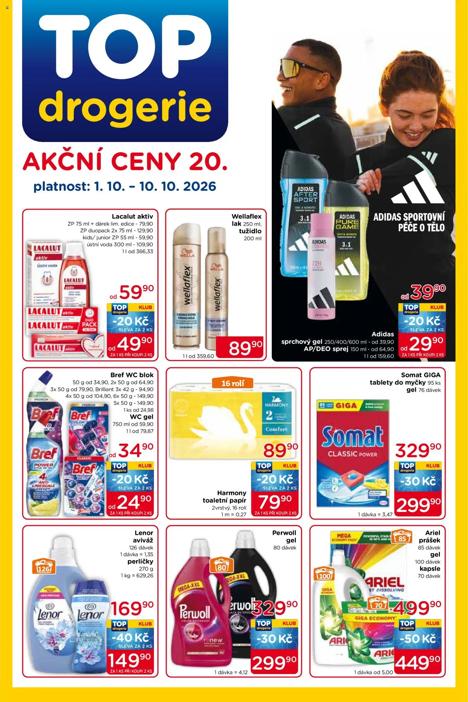 Náhled nabídky: Top drogerie Top drogerie leták platný od 01.10.2026