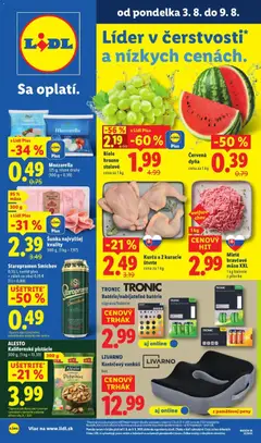 Náhľad Lidl letáku platného od 03.08.2026