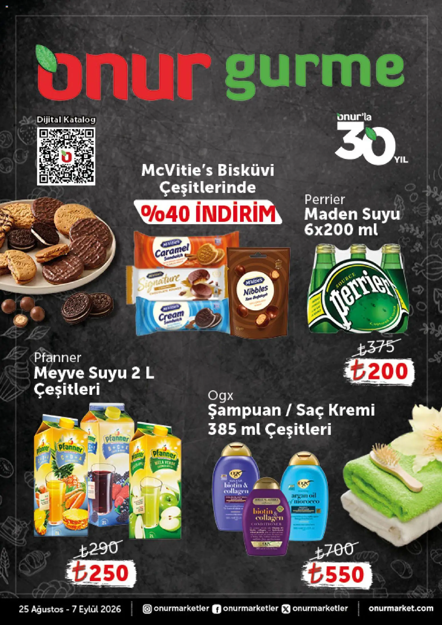 Onur Market Onur Market - Katalog Gurme 25.08.2026 - Broşürünün önizlemesi