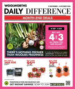 Preview of Woolworths flyer valid from 21/09/2026