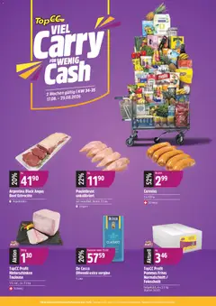 Vorschau des Merkblatts TopCC aktionen Viel Carry Wenig Cash vom Shop TopCC gültig von 17.08.2026 bis 29.08.2026
