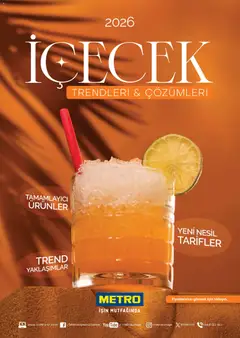 Metro Metro - İçecek Trendleri ve Çözümleri 08.07.2026 - Broşürünün önizlemesi