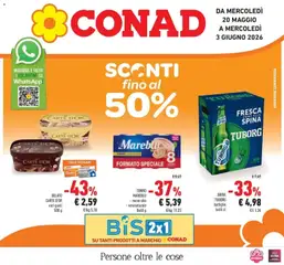 Anteprima dell'opuscolo Sconti fino al 50% dal negozio Conad valido da 19/05/2026